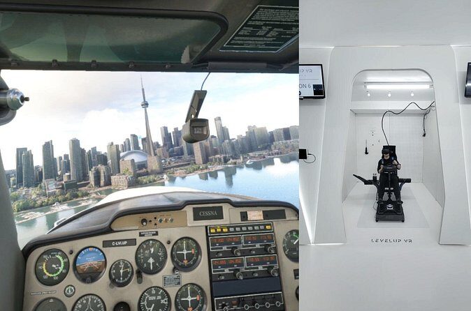 Toronto VR Flight Simulator Experience - The Educational & Fun Balance