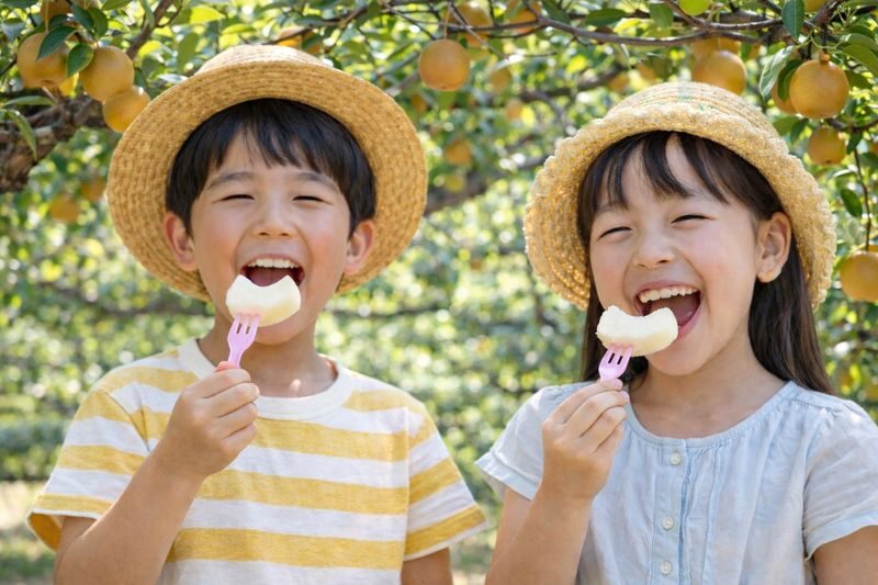 Tottori Sand Dunes & Sand Museum & All-You-Can-Eat Pear Picking (Departing from Osaka) - Picking pears at Sankouen