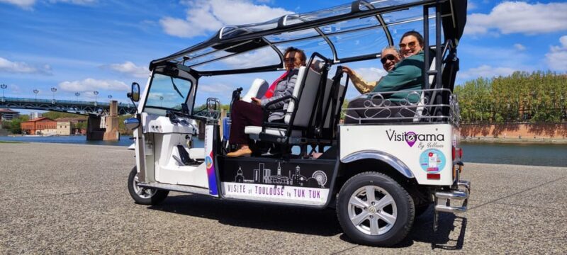 Toulouse: Electric Tuk-Tuk Tour with Photo Stops and Audio - FAQ