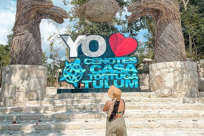 Tour Cenotes : Tulum ruins, Ahau sculpture, Playa del Carmen - First Stop: Cenotes Casa Tortuga Tulum