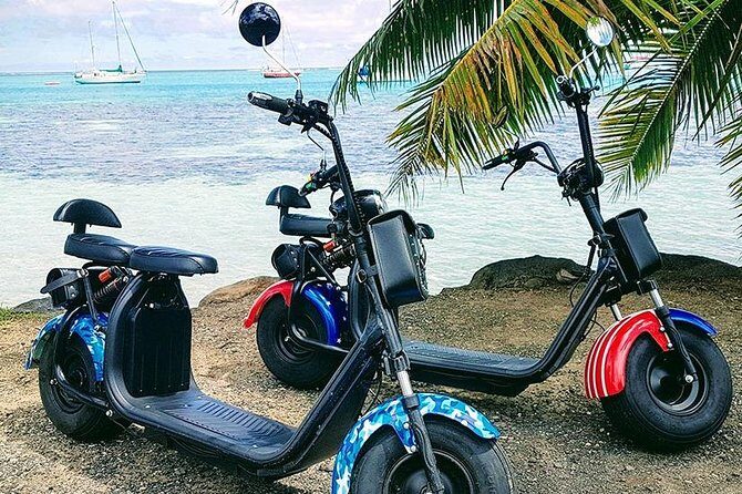 Tour DE Moorea EN citycoco: The most beautiful beaches! - An In-Depth Look at the Moorea Electric Scooter Tour