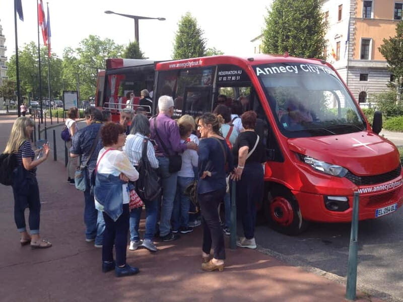 Tour of Annecy by convertible bus - Experience the Charm of Annecy on a Convertible Bus Tour