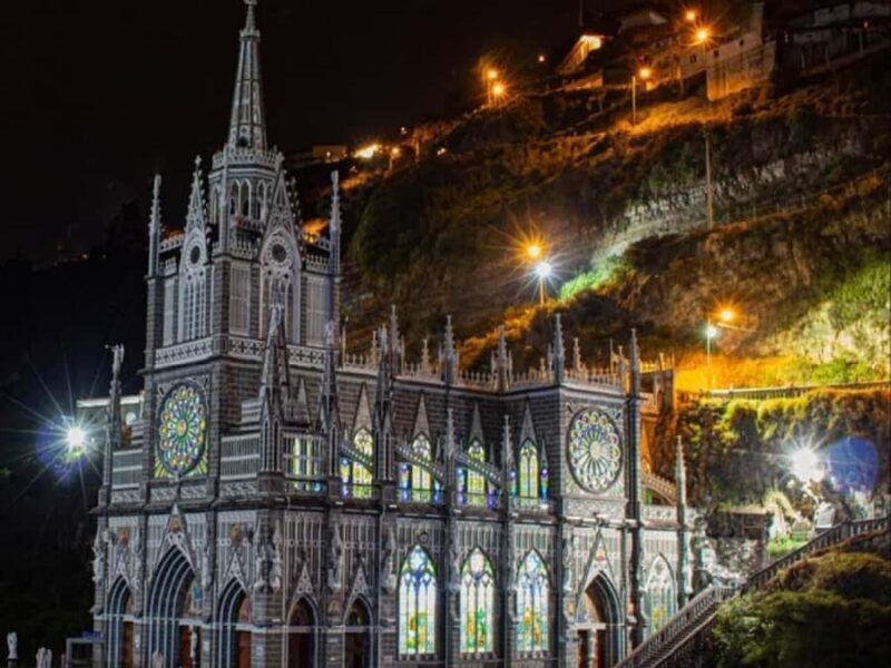 Tour to the Majestic Sanctuary of Las Lajas, 2 days and 1 night. - Key Points
