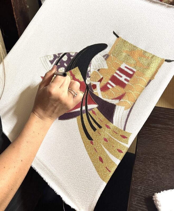 Traditional Yuzen Dyeing Experience in Kyoto - Inside the Nishijin machiya