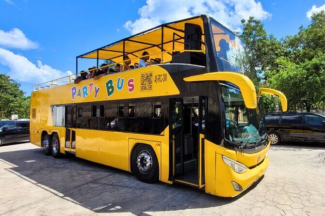 Transfers on Party Bus from Costa Mujeres to Cancun - The Sum Up