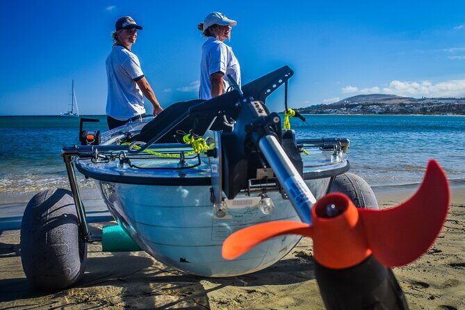 Transparent Electric Kayaks with Guide - The Experience Itself