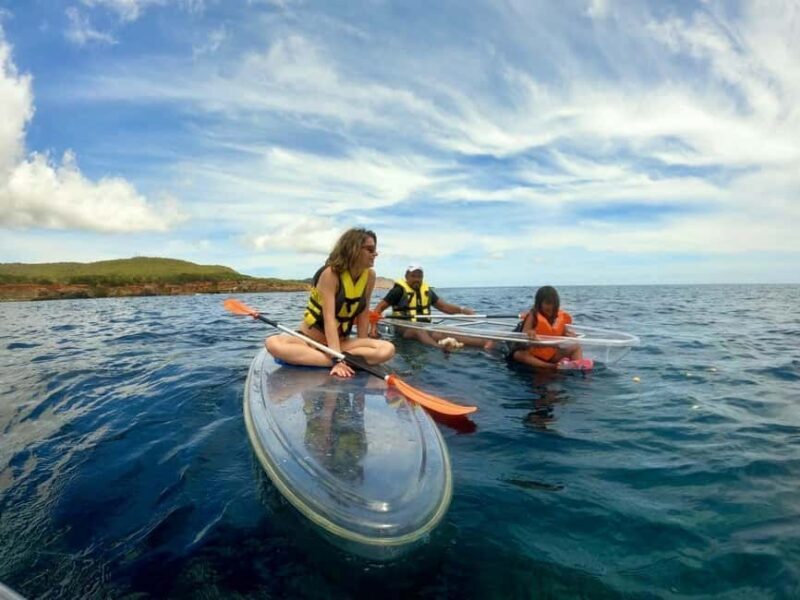 Transparent Kayak or SUP Guided Tour in Pou des LLeo - The Value