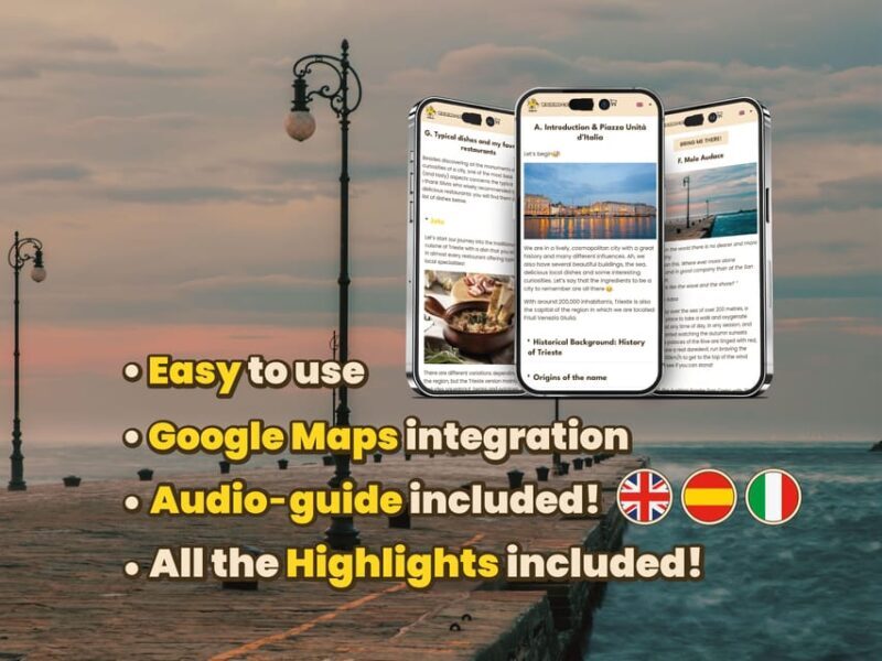Trieste: digital audioguide made with a local for your tour - FAQ
