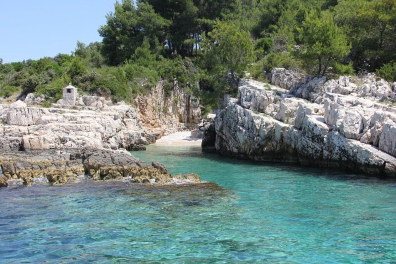 Trogir and Split Private Blue Lagoon & olta 3 Islands Tour - Vela Rina Beach and Solta Island