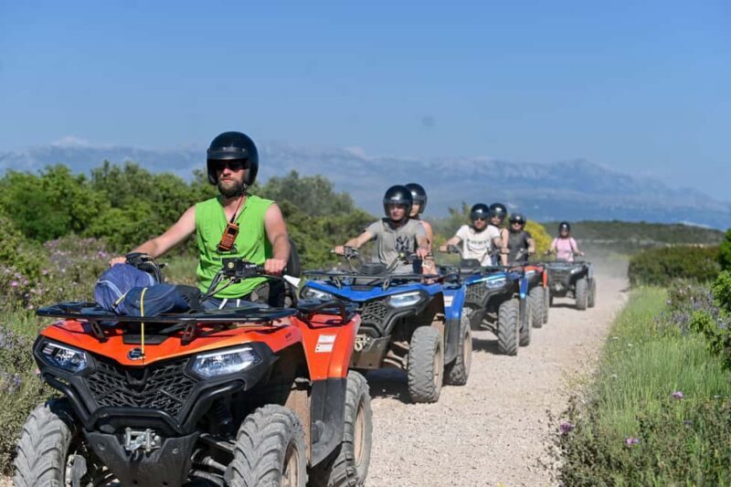 Trogir, edno: iovo Island 100% Off-Road Quad ATV Tour - The Itinerary in Detail