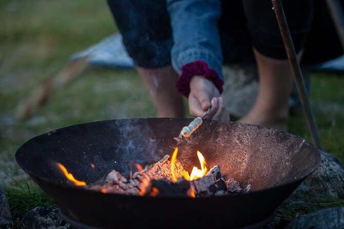Tromsø: Midnight Sun with Campfire with Wandering Owl - Key Points