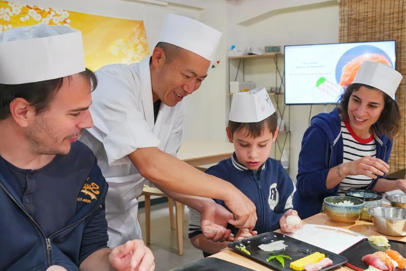 Tsukiji Fish Market Guided Tour & Sushi Making with Pro Chef - Start at Tsukiji Hongan-ji Temple