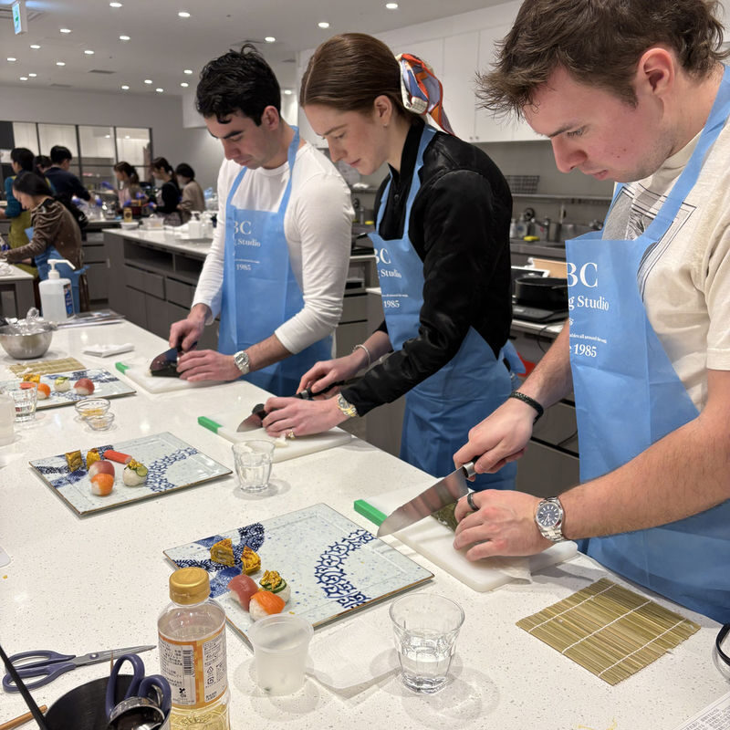 Tsukiji Outer Fish Market Tour and Rolled Sushi Class in Tokyo - From the market to ABC Cooking Studio