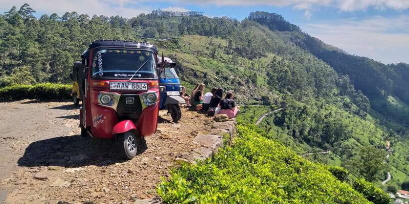 Tuk-Tuk Safari Liptons seat,Tea Fields Hike,TeaFactory Tour - A Scenic and Authentic Day in Sri Lankas Tea Country