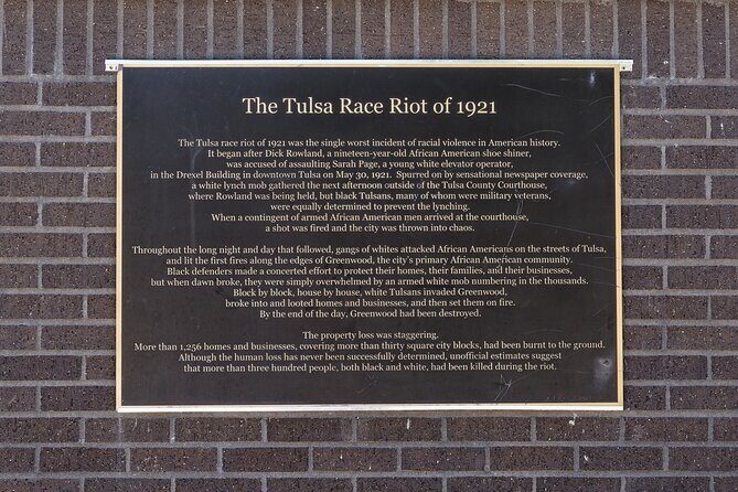 Tulsas Black Wall Street 1921 Massacre Self Guided Walking Tour - FAQs
