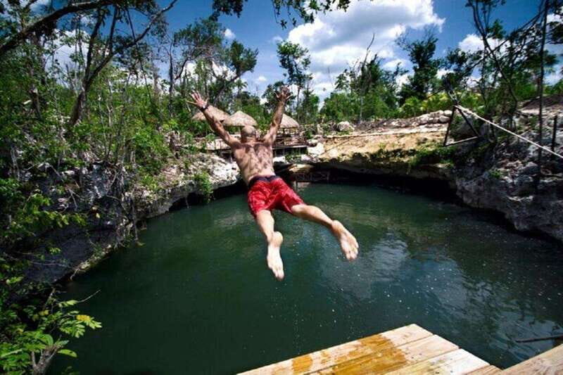 Tulum: Tankah Cenote Tour with Zipline and Mayan Lunch - Key Points