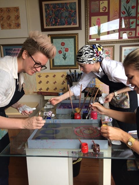 Turkish Marbling Paper Ebru Art Workshop - Turkish Marbling Paper Ebru Art Workshop: A Deep Dive into an Ancient Craft