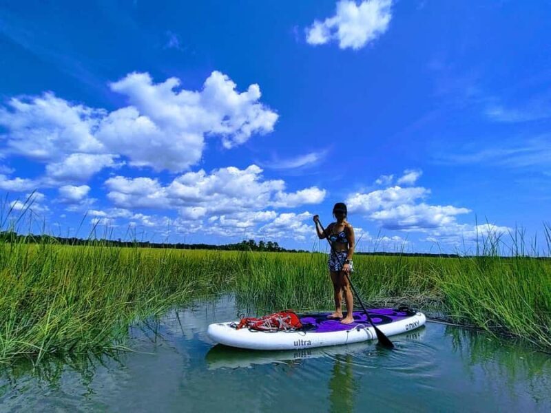Tybee Island: Paddleboard Tour with optional Yoga Stretch - Exploring Tybee Island with a Paddleboard Tour and Optional Yoga