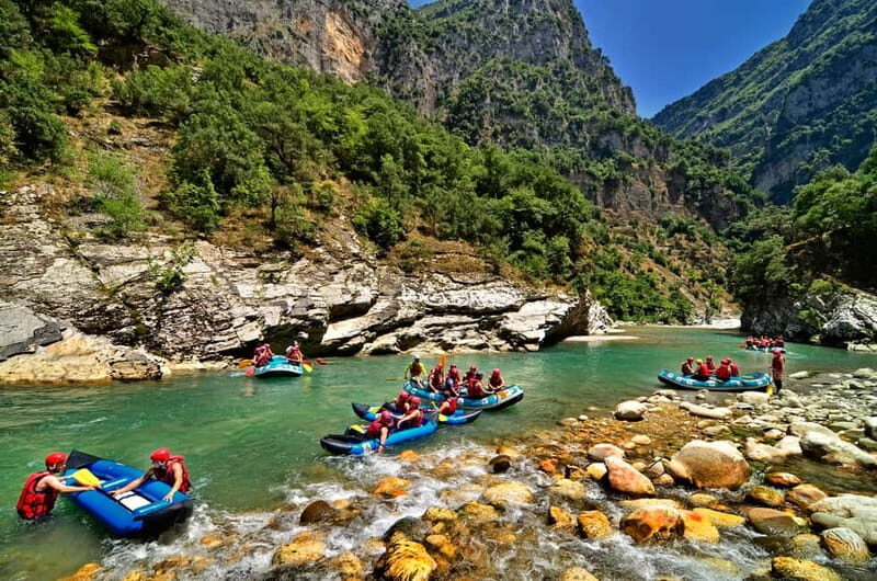Tzoumerka: Rafting Arachthos Trail: Plaka Bridge- Tzari - Key Points