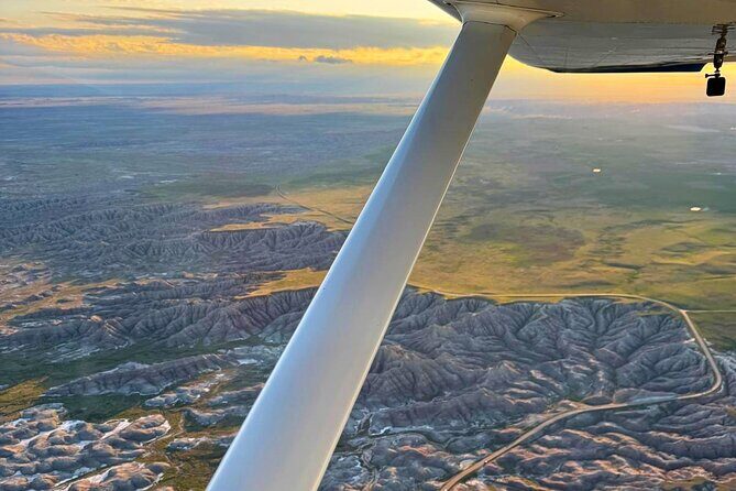 Ultimate Small Plane Aerial Tour to See Badlands National Park - A Bird’s-Eye View of South Dakota’s Badlands National Park