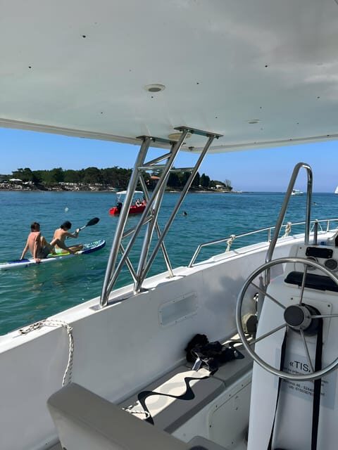 Umag: Snorkeling & dolphinwatching morning boat tour - The Blue Lagoon: A Dreamlike Swimming Hole