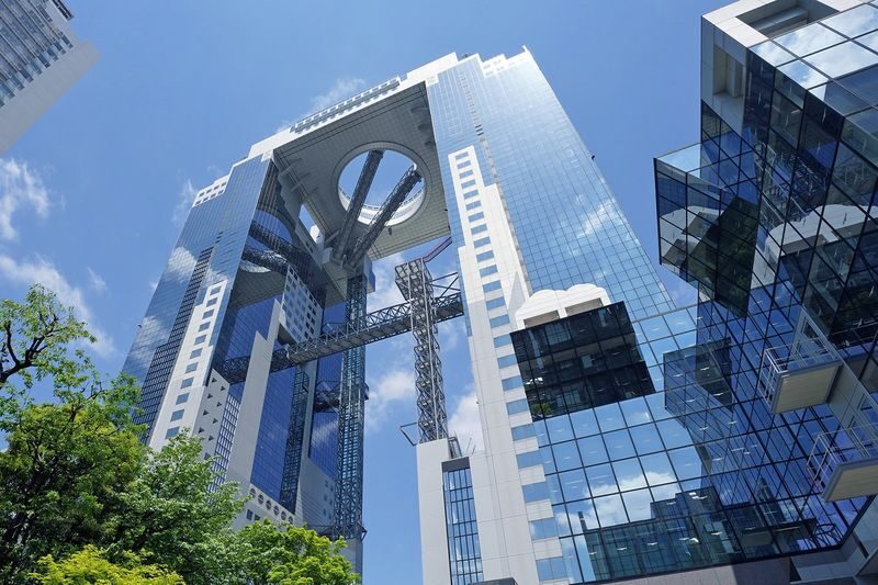Umeda Sky Building & Kuchu Teien Observatory Ticket in Osaka - Osaka from the open-air rooftop