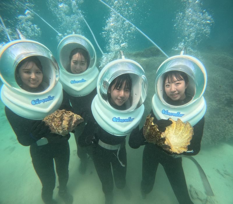 Underwater SeaWalker Experience Ishigaki Island - Friendly instruction and a beginner-friendly pace