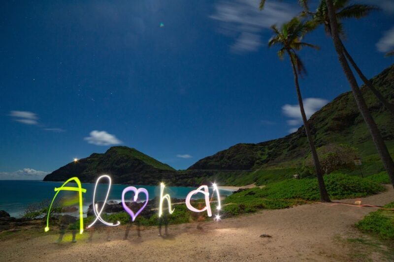 Unique Honolulu Sunset and Light Painting Tour - Key Points
