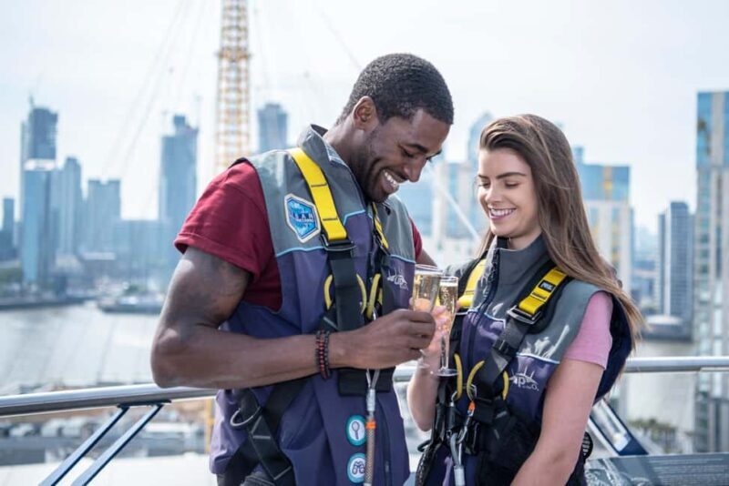 Up at The O2 Celebration Climb with Guide - Key Points