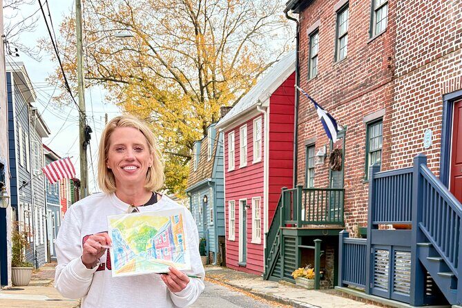 Urban Sketching and Painting Activity in Old Town Annapolis - A Closer Look at the Urban Sketching Tour in Annapolis