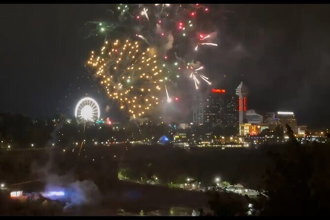 USA Side Rainbow Illumination and Fireworks Walking Tour - Key Points