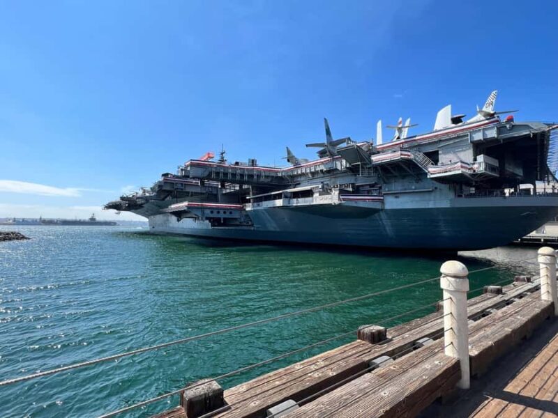 USS Midway Museum Entry + Embarcadero Walking Tour - Key Points