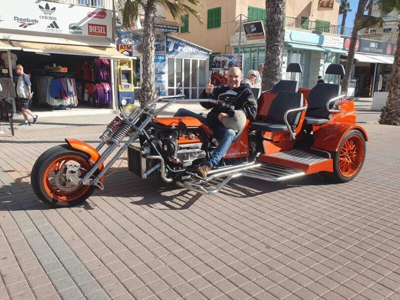 V8 Trike Tour mit Fahrer/Guide für max 4Gäste - A Unique Way to Explore Mallorca: The V8 Trike Experience