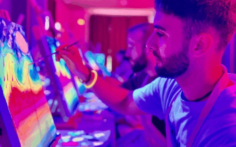 Valencia: Fluorescent painting workshop and wine - Who Will Love This Experience?