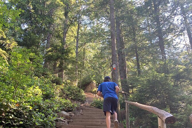 Vancouver's Natural Stair Master Workout, With Beach Walk - Key Points