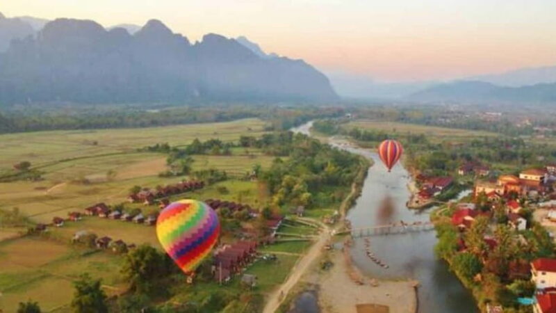Vang Vieng: Hot Air Balloon Ride with City Hotel Pickup - Exploring the Hot Air Balloon Experience in Vang Vieng