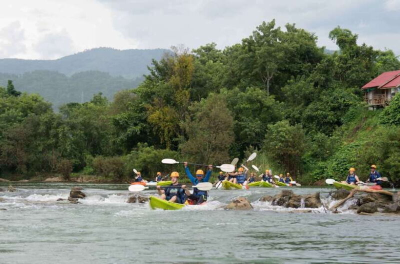 Vang Vieng: Nam Song River Kayak Tour - An Authentic Vang Vieng Experience with the Nam Song River