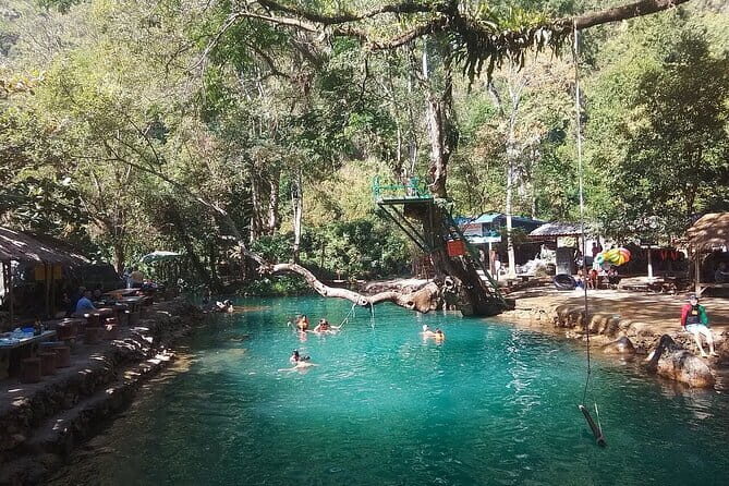 Vang Vieng Tour A Blue lagoon 3 with Caves and Zipline - FAQ