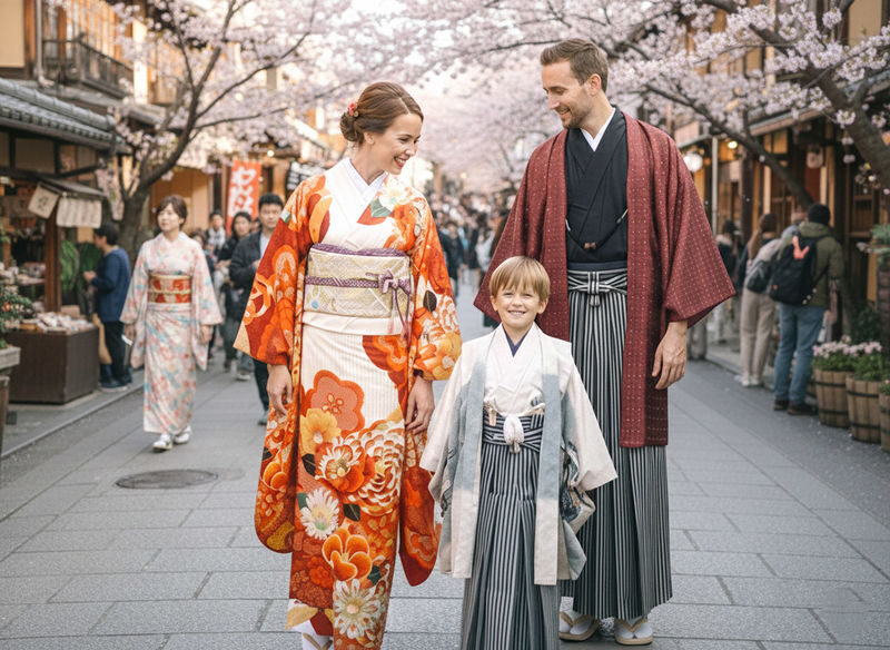 VASARA Kimono and Yukata Rental in Kyoto - Taking your outfit out into Kyoto