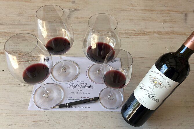 Verres-Tigineux workshop and tasting in Saint-Émilion - Key Points