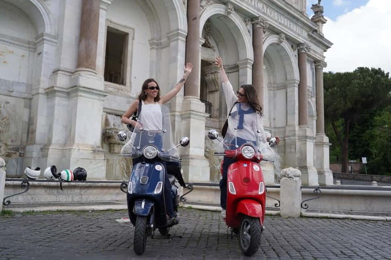 Vespa city tour in Rome with two different routes - The Sum Up