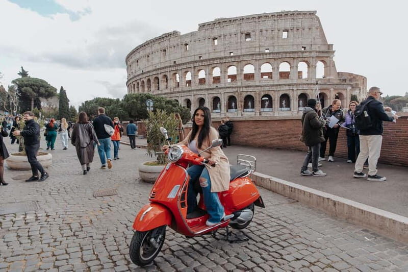 Vespa Ride in Rome Streets with Photography - Exploring Rome on a Vespa: A Unique and Photogenic Adventure