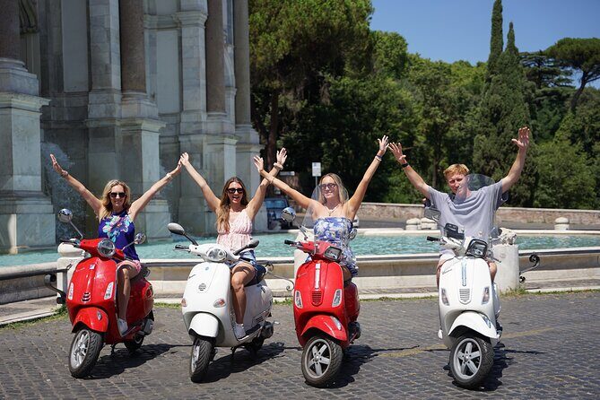 Vespa Scooter Tour in Rome with Professional Photographer - Experience Rome like a Local with a Vespa Scooter Tour and Professional Photography