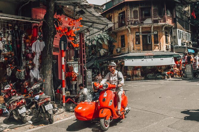 Vespa Sidecar Sightseeing and Cuisine Tour in Hanoi - Key Points