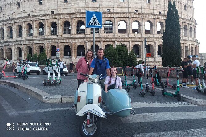 Vespa Sidecar Tour at Day/Night with Pickup - An In-Depth Look at the Vespa Sidecar Tour in Rome