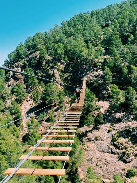 Via ferrata in Enguera with an 80-meter bridge - Who Should Consider This Experience?