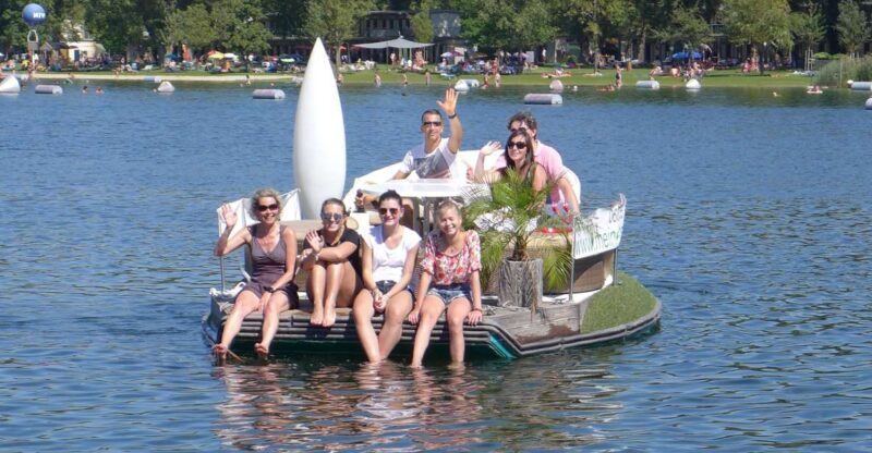 Vienna: Private Floating Island E-Boat Rental on Danube - Key Points