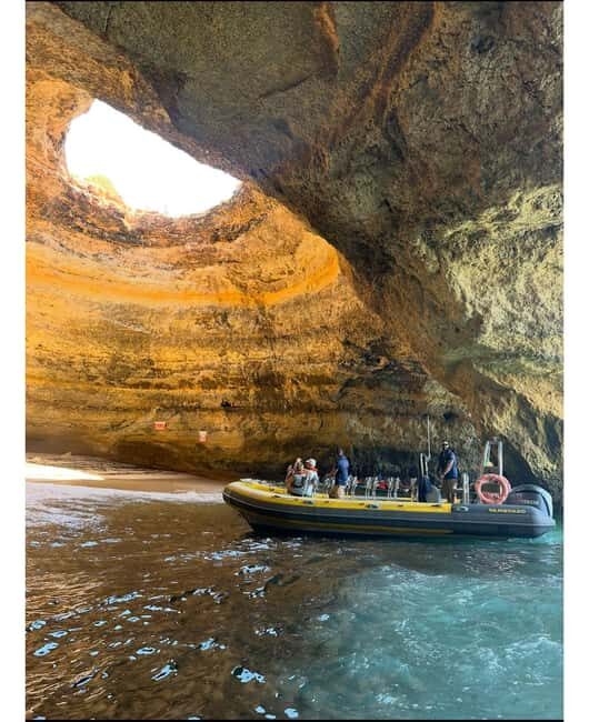 Vilamoura: Private Boat Tour Benagil Cave and Marinha Beach - A Close Look at the Experience