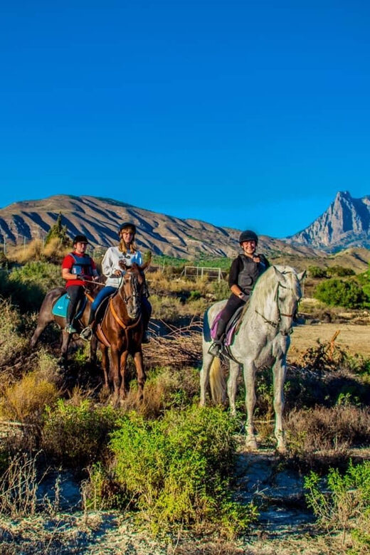 Villajoyosa:2-hour Horseback Riding Tour - Experience the Charm of Villajoyosa on Horseback