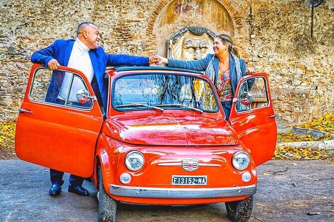 Vintage Fiat 500 Tour with Local , Wine and Snack - Key Points